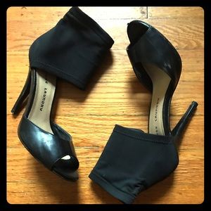 Nylon 2in Black Chinese Laundry heels